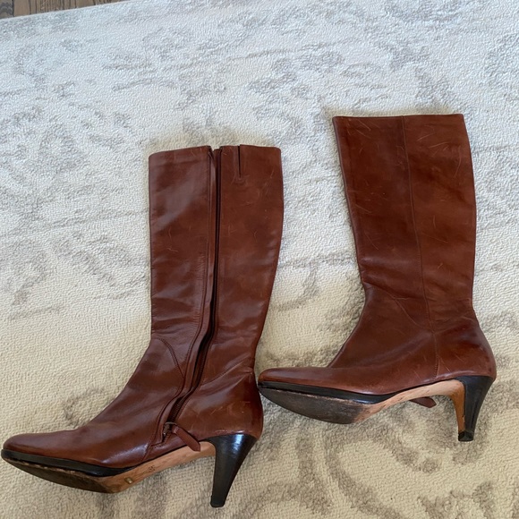 Cole Haan Nike Air Knee High Leather Boots - Picture 7 of 13
